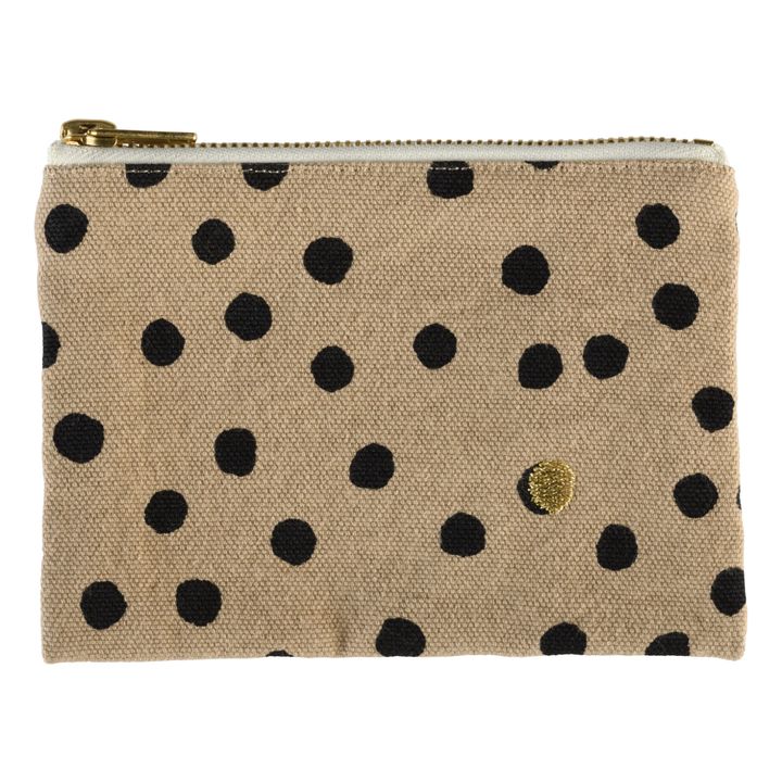 Organic Cotton Polka Pouch | Ginger- Product image n°0