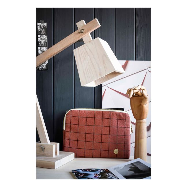 Housse Ipad Oscar en coton bio  | Rouille