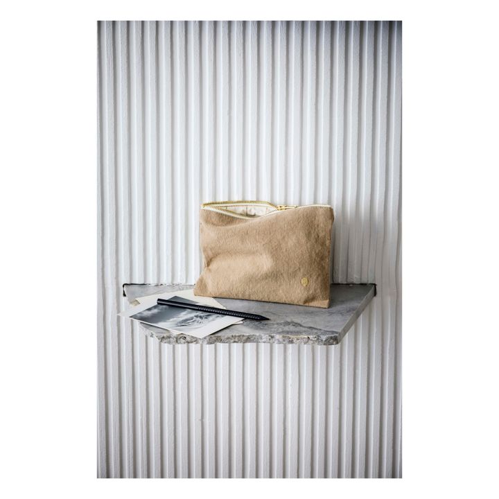 Organic Cotton Ginger Pouch | Ginger- Product image n°1