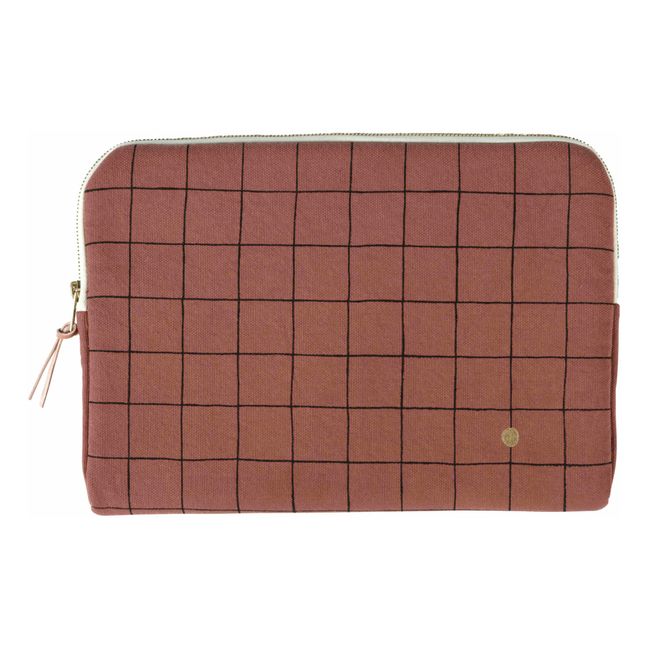 Housse Ordinateur Oscar en coton bio  | Rouille