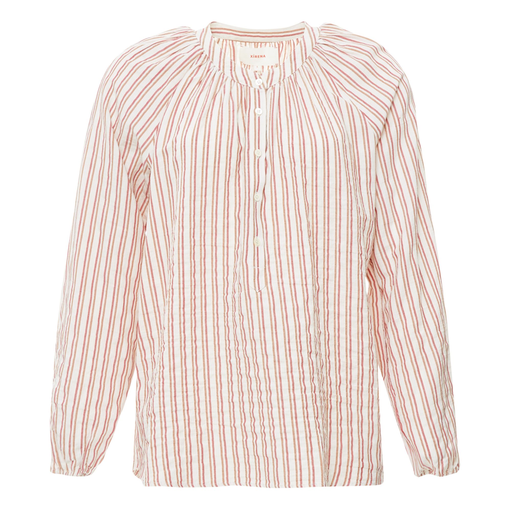 Xirena - Blouse Aerin Rayures - Femme - Blanc écru