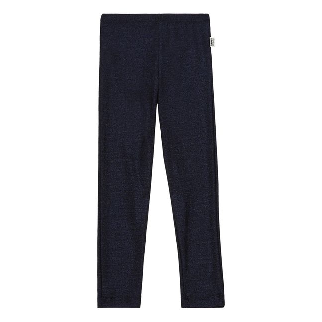 Legging Lurex | Bleu