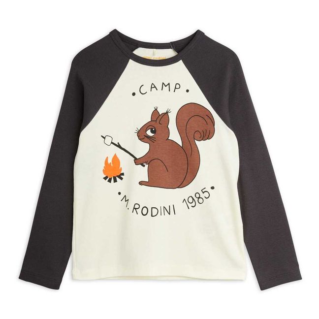Organic Cotton Long-sleeved Squirrel T-shirt