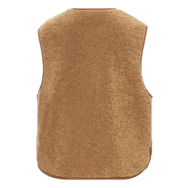 Gilet Fusil Façon Fourrure | Noisette- Image produit n°3
