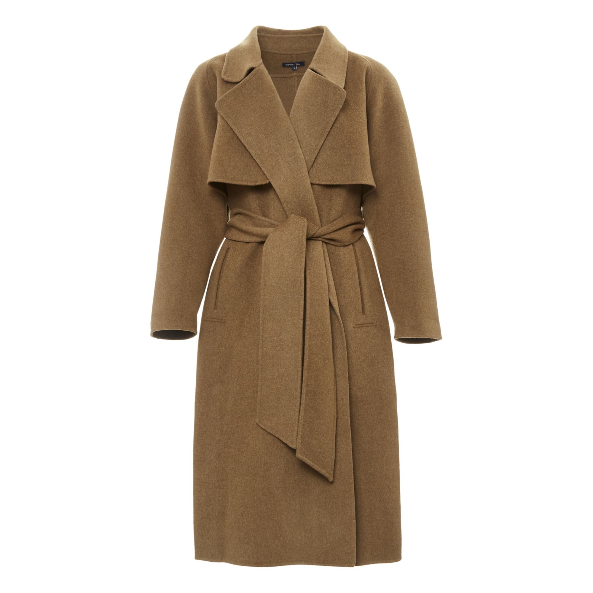 Soeur - Odeon Double-Sided Wool Coat - Tabacco | Smallable