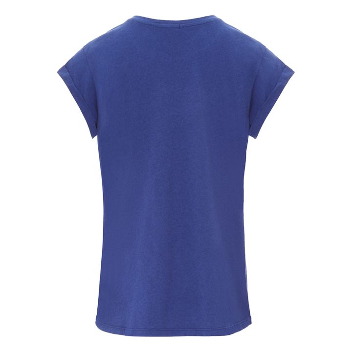 Soeur - Valentin Cotton and Linen T-shirt - Electric blue | Smallable