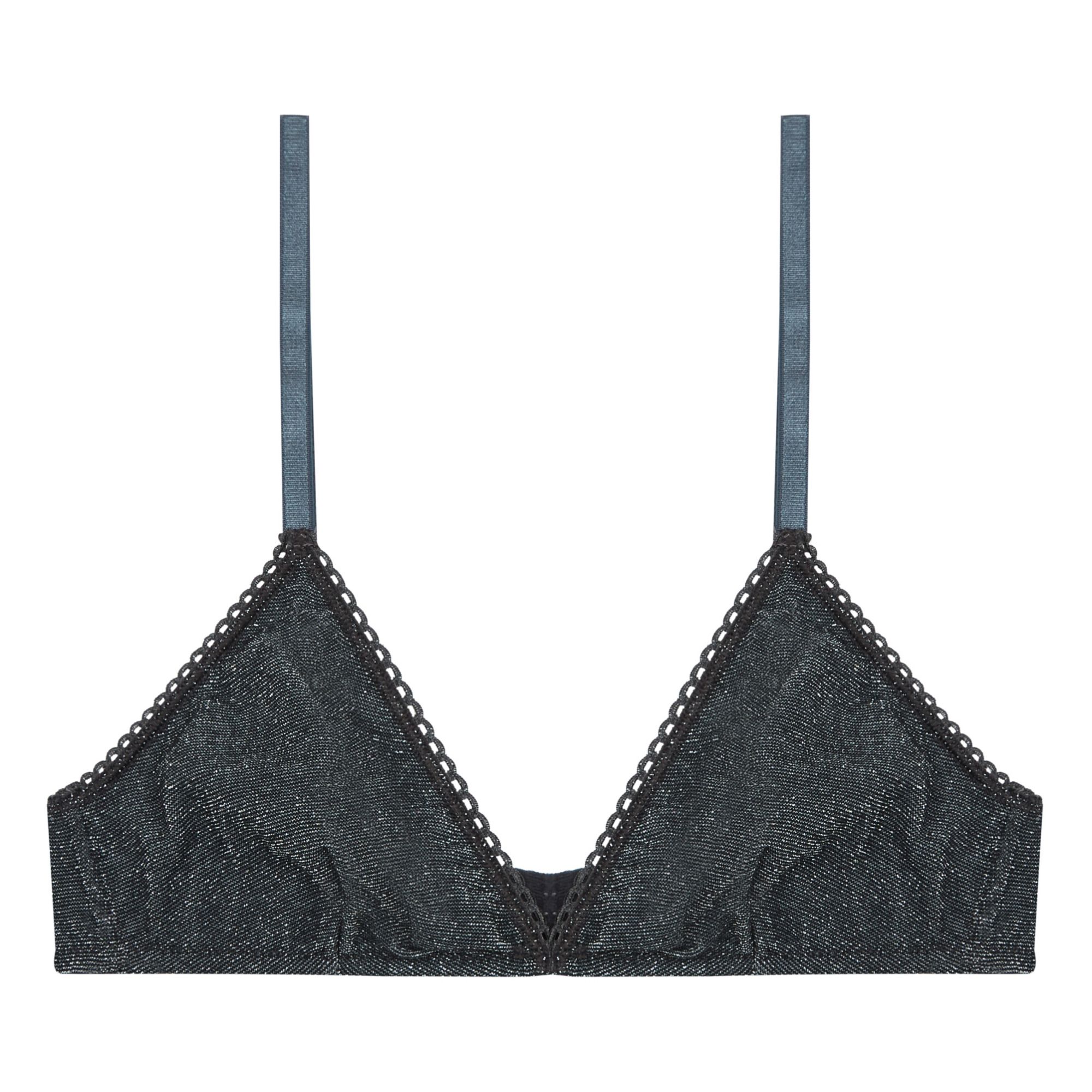 Momoni - Soutien-gorge Amethist Jersey Métallisé - Femme - Gris