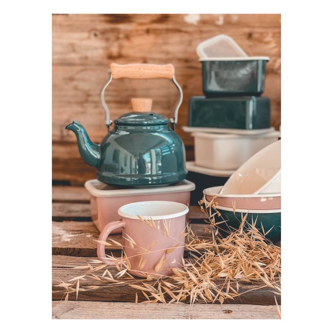 Taza de porcelana esmaltada | Rosa Palo