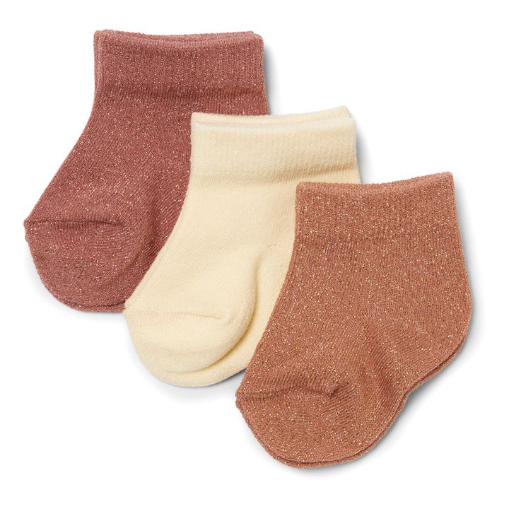 Set of 3 of Socks | Camel- Product image n°0