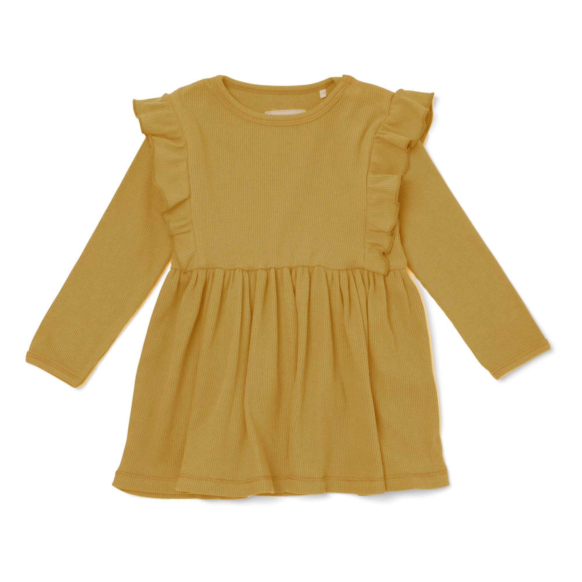 Konges Slojd - Robe Siff Coton Bio - Fille - Jaune