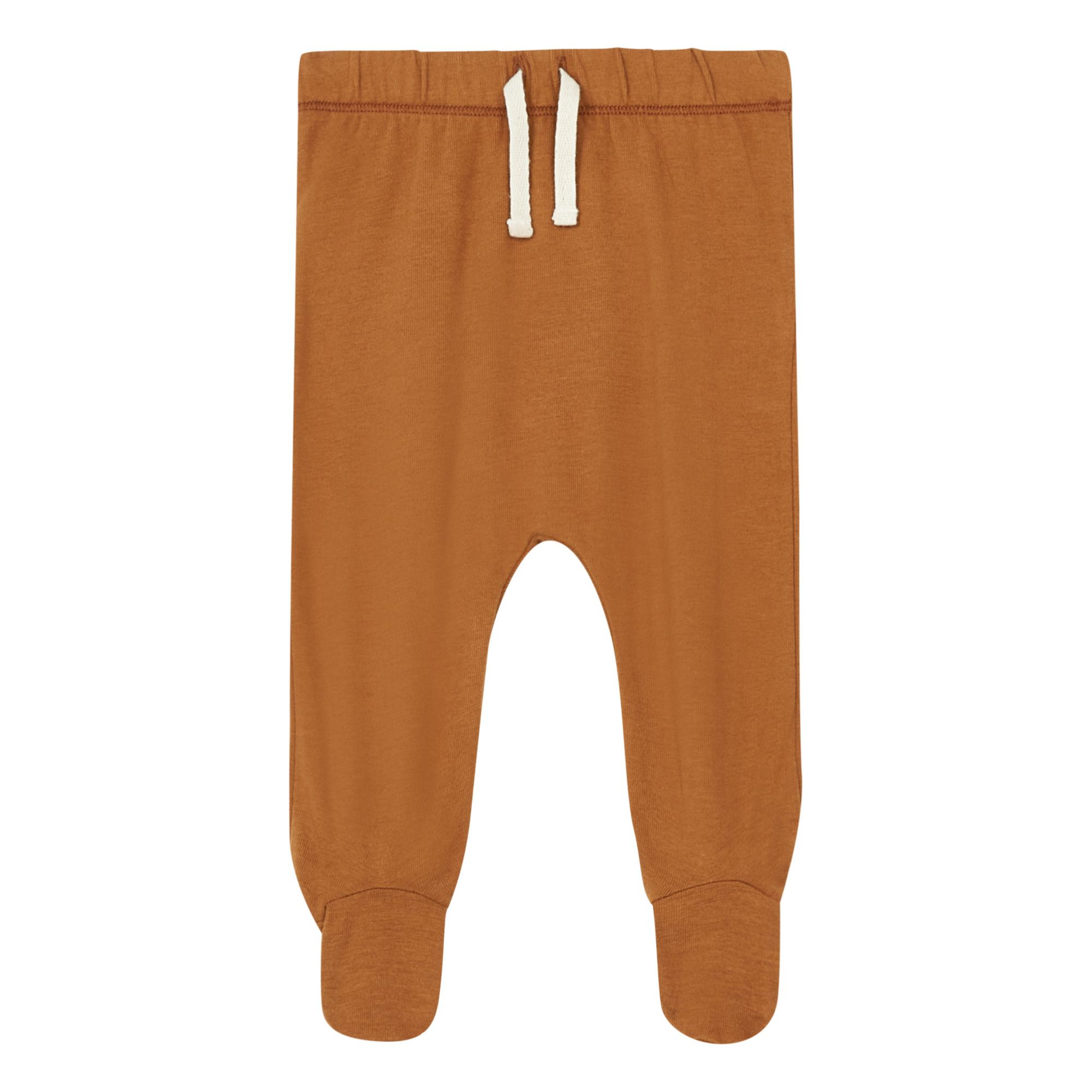 Gray Label - Legging à Pieds Coton Bio - Fille - Ocre