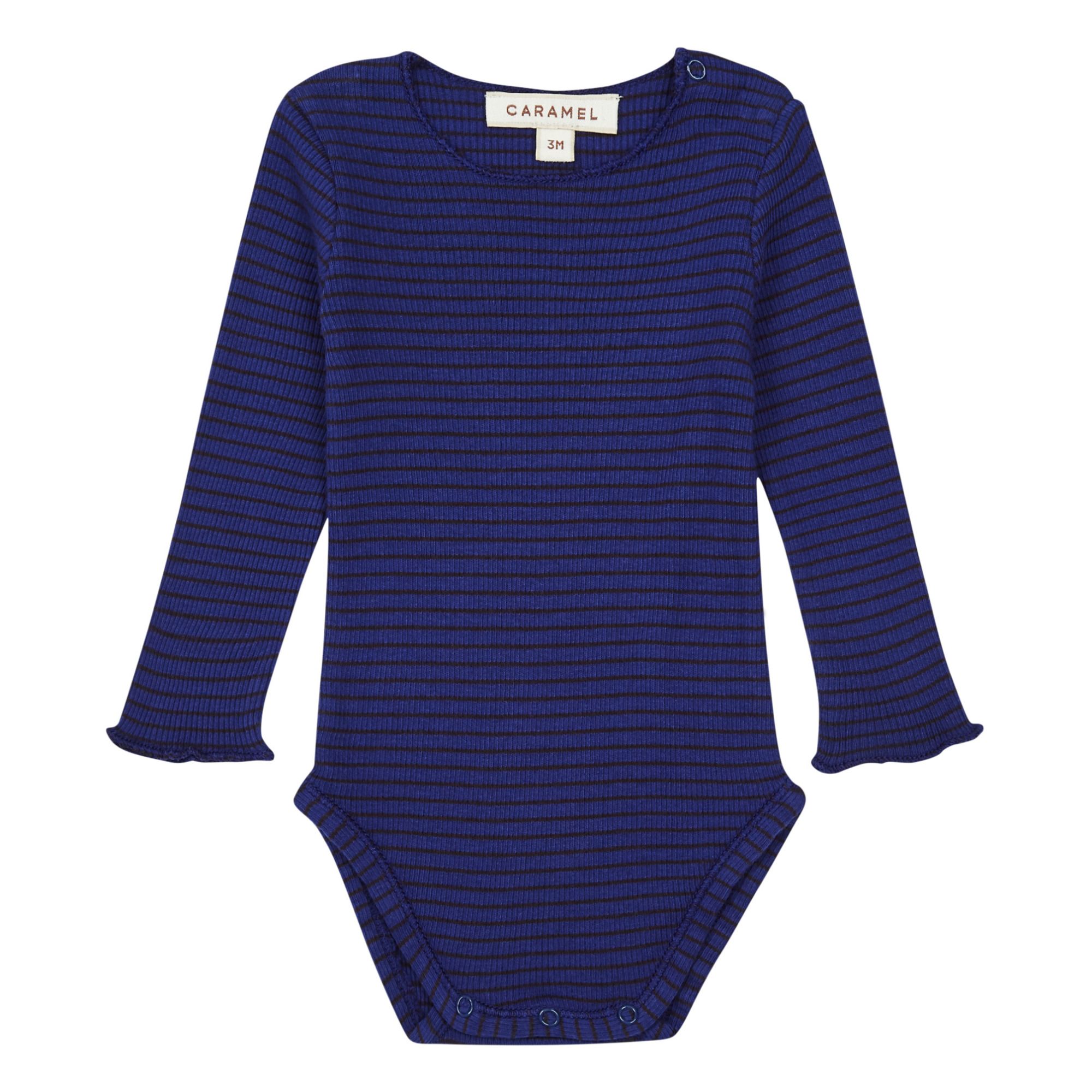 Caramel - Body Rayé Hanau - Fille - Bleu marine
