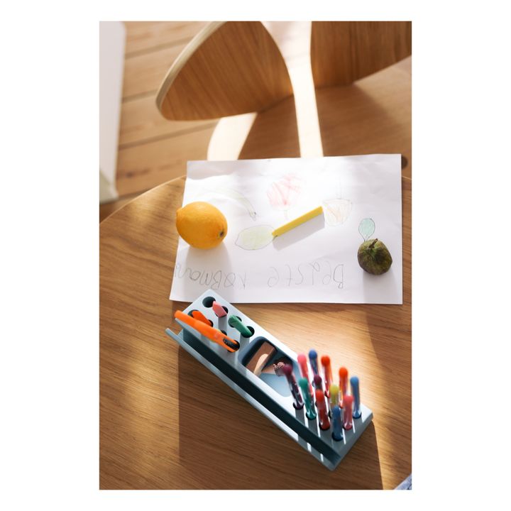 Ash Wood Pencil Holder | Light blue- Product image n°6