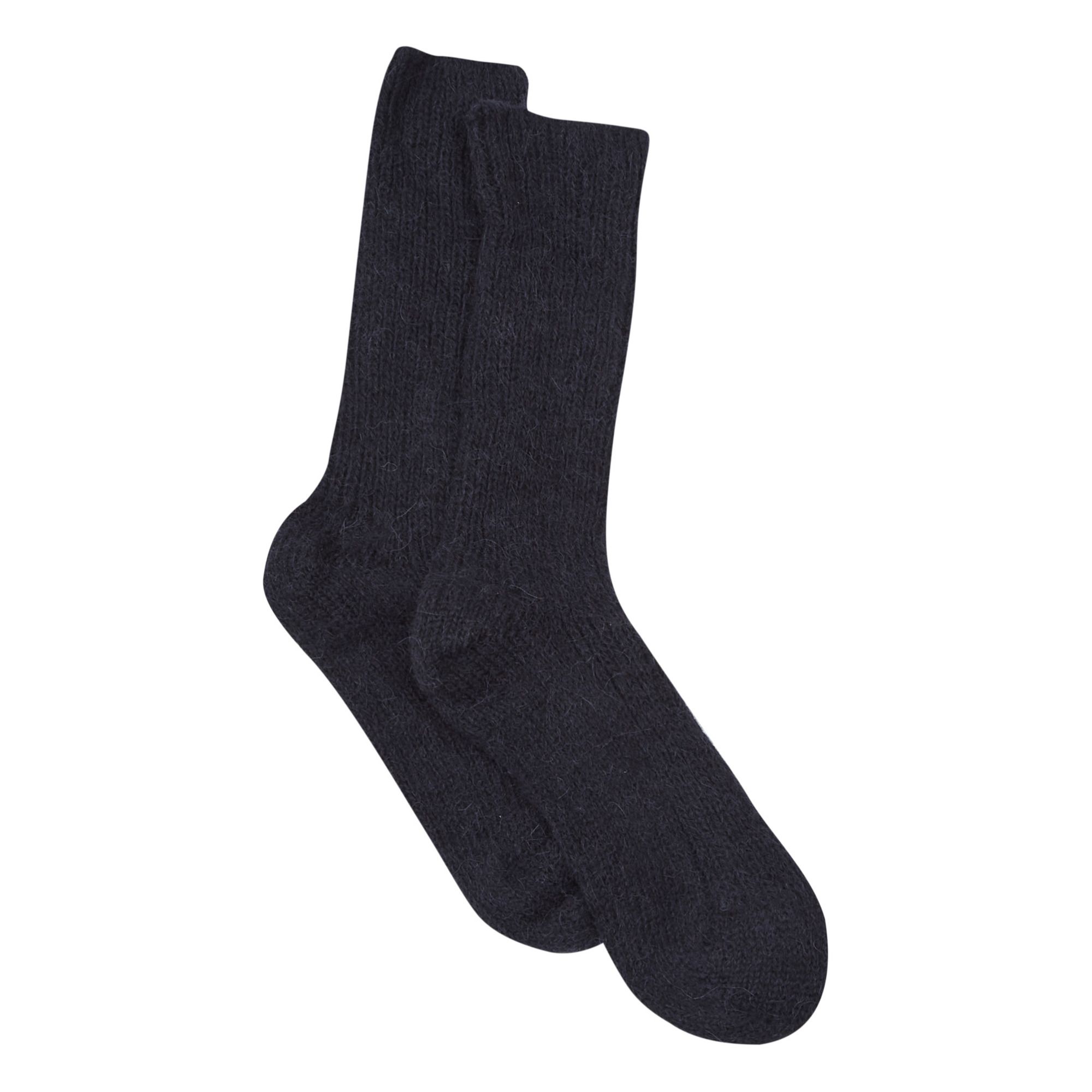 Baserange - Chaussettes Mea Alpaga - Femme - Noir