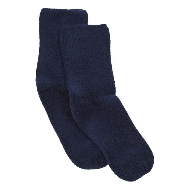 Extra lange Socken Navy