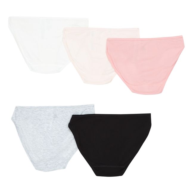 Set of 5 Basic Briefs - Adult Collection | Multicoloured