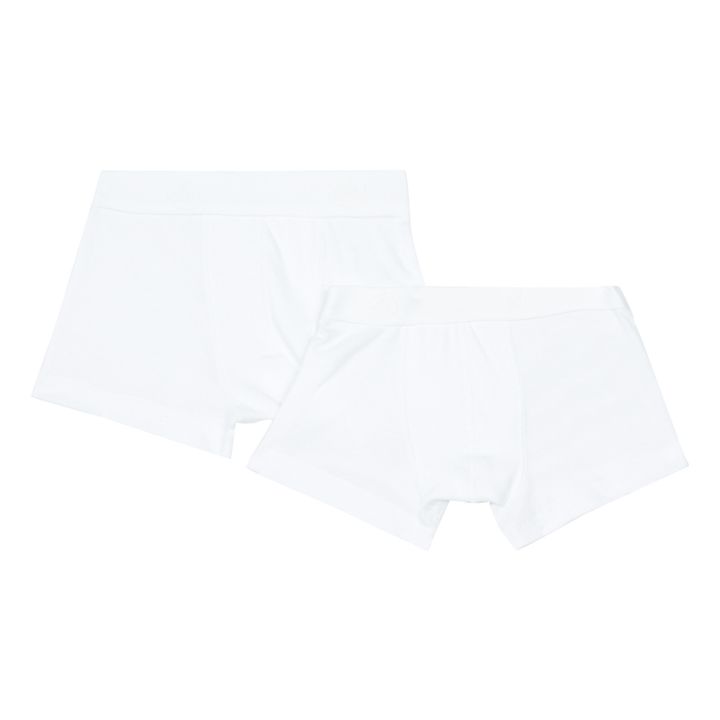 Set of 2 Organic Cotton Briefs | Off white- Product image n°0