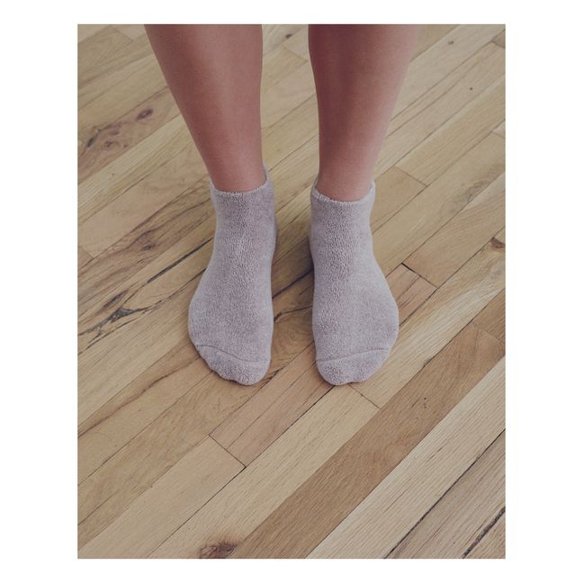 Chaussettes Jersey Coton | Beige Nude