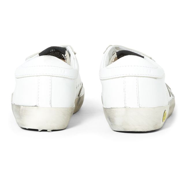 Sneakers mit Klettverschluss Old School Uni | Weiß