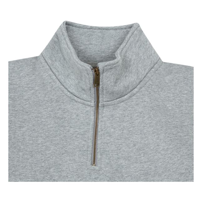 Chase Zipped Sweatshirt Grey