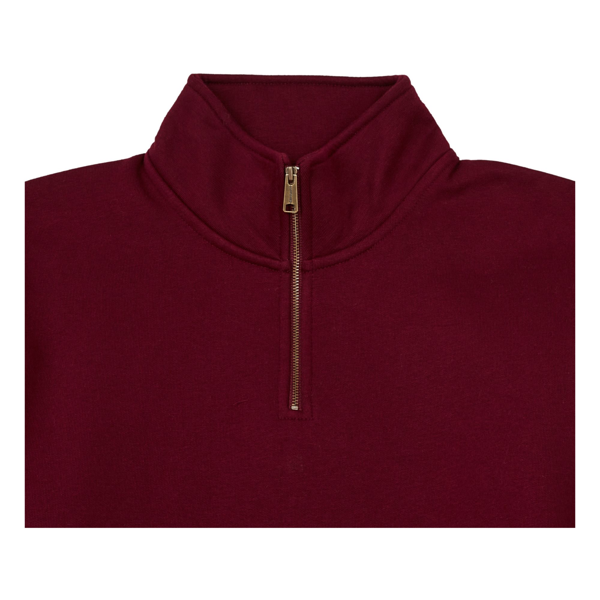 Chase Zipped Sweatshirt Burgundy- Product image n°1