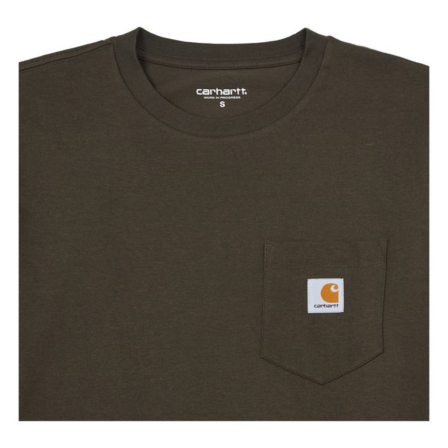 T-Shirt, modello: Pocket Grigio scuro