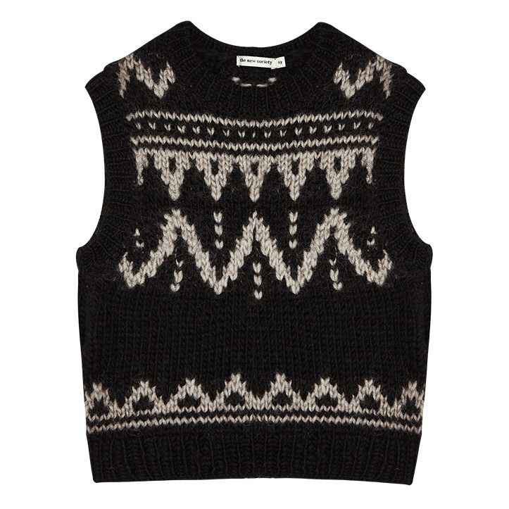 black wool vest womens