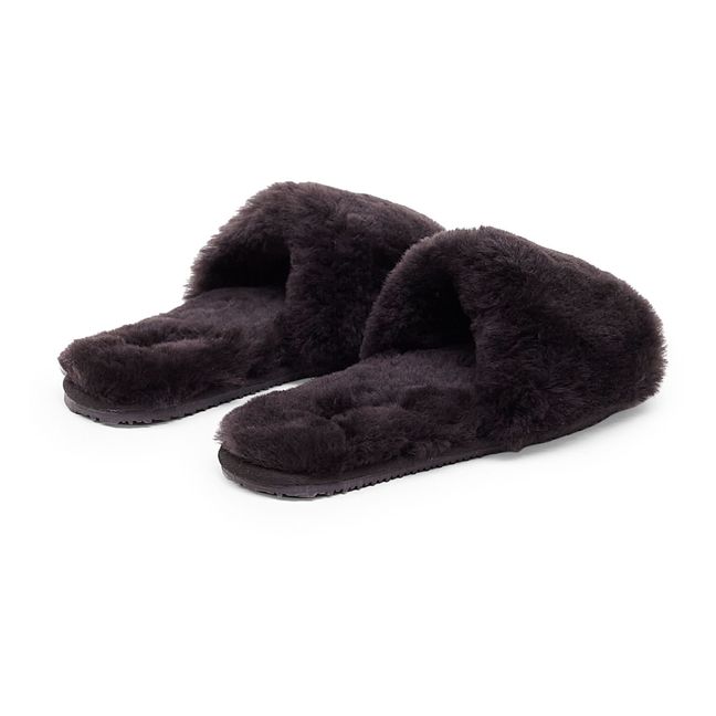Gefütterte Babyschuhe | Braun