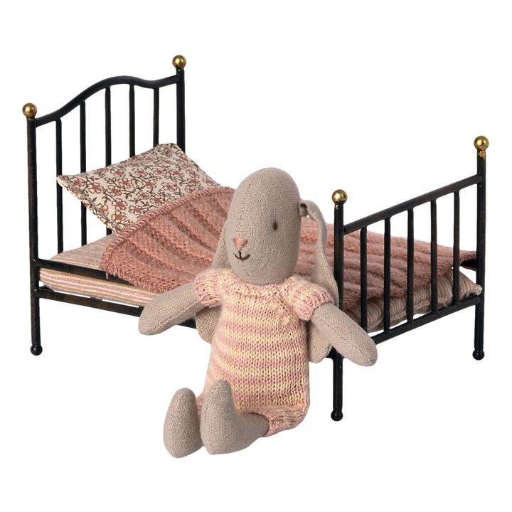 Mini-letto vintage | Grigio antracite- Immagine del prodotto n°3