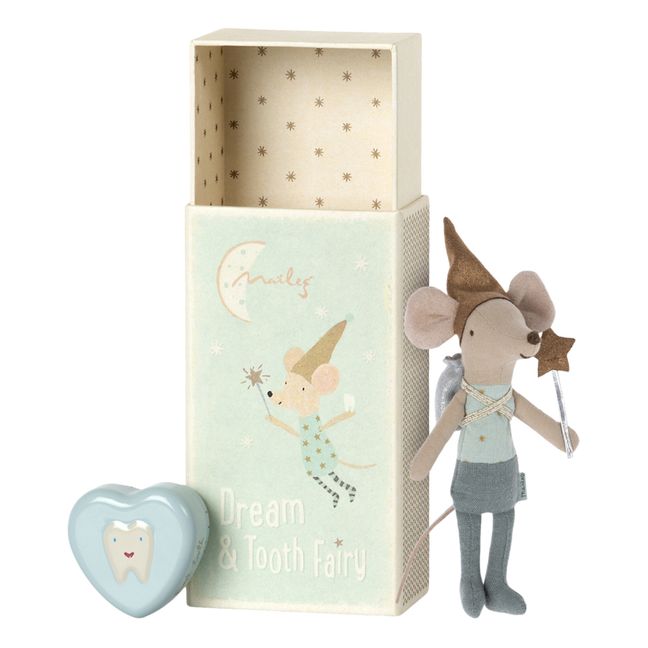 Tooth Fairy Mouse + Box Blue