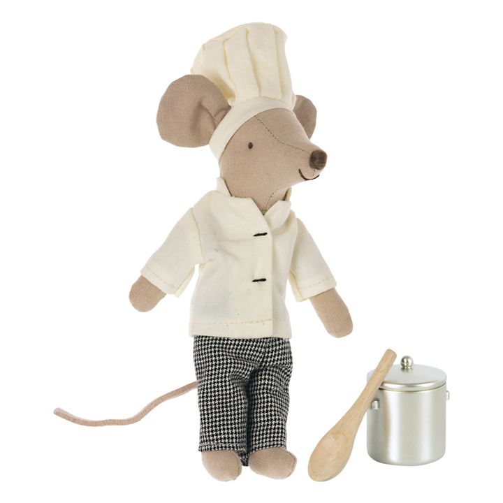 Chef Soft Toy Mouse with Spoon and Pot- Product image n°0