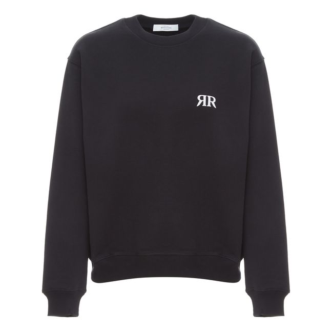 Louis RR Organic Cotton Sweatshirt  Black