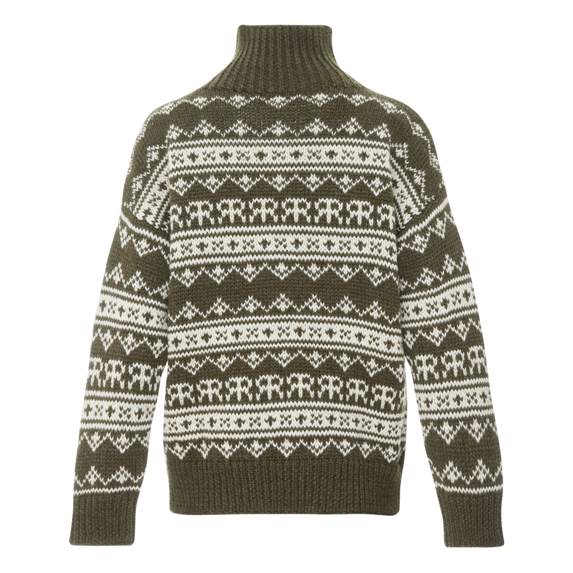 Maglione Zachary Legend in lana Verde militare Roseanna Moda Adulto