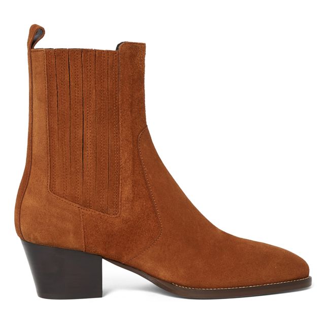 Boots Mania Cuir Suede Whisky