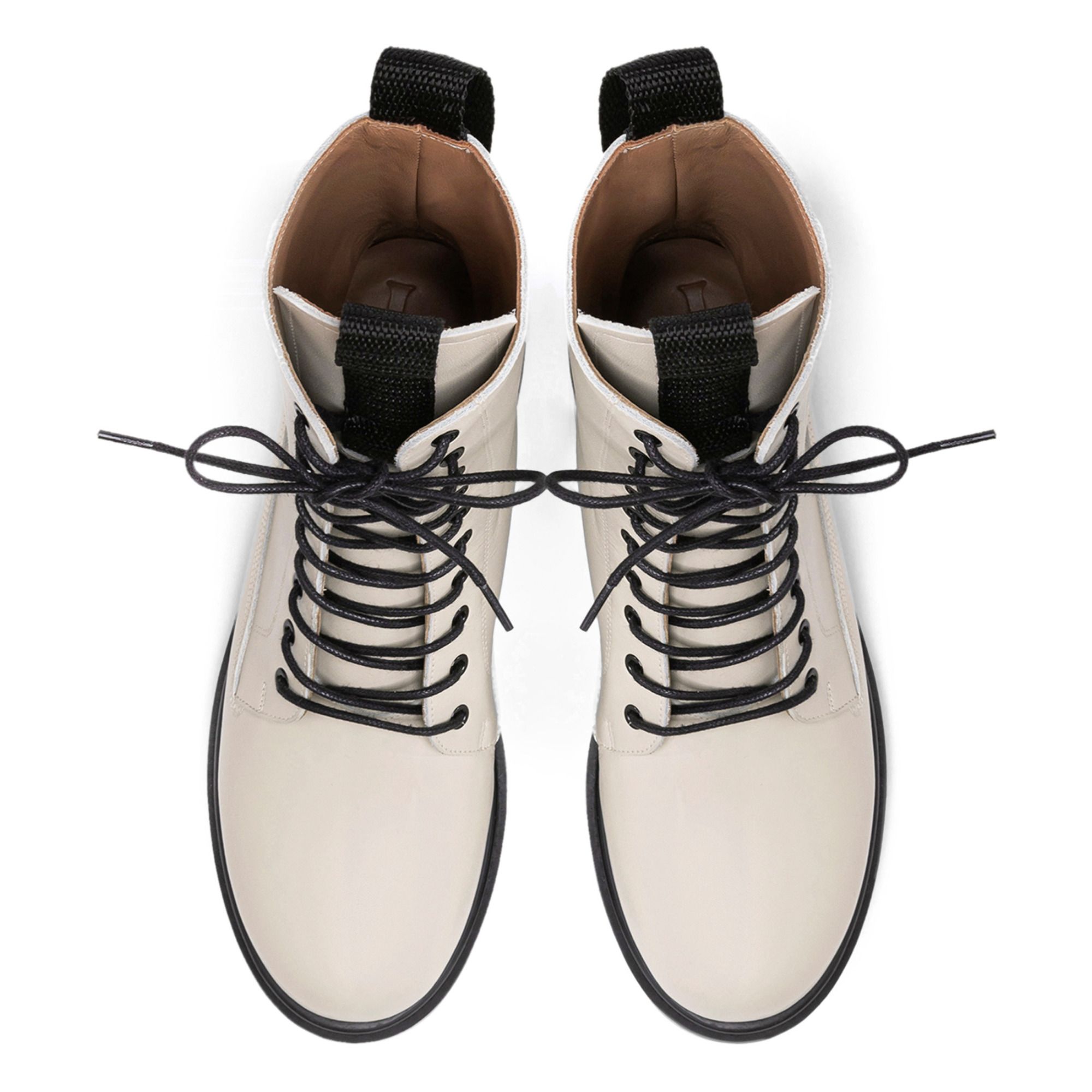 Lovi Lace-Up Boots Crema- Imagen del producto n°2