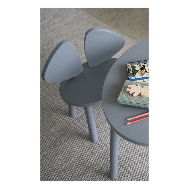 Mouse stool in oak Grey- Product image n°5