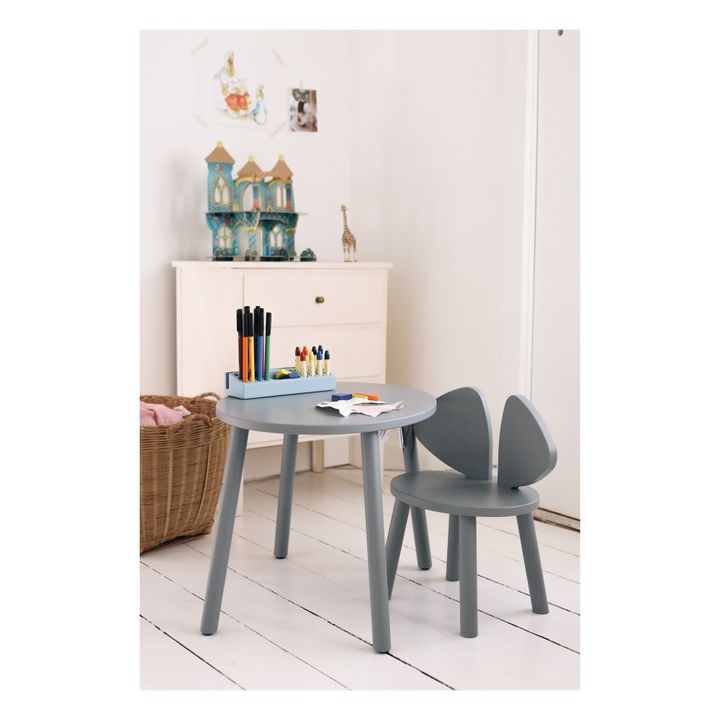 Mouse stool in oak Grey- Product image n°3