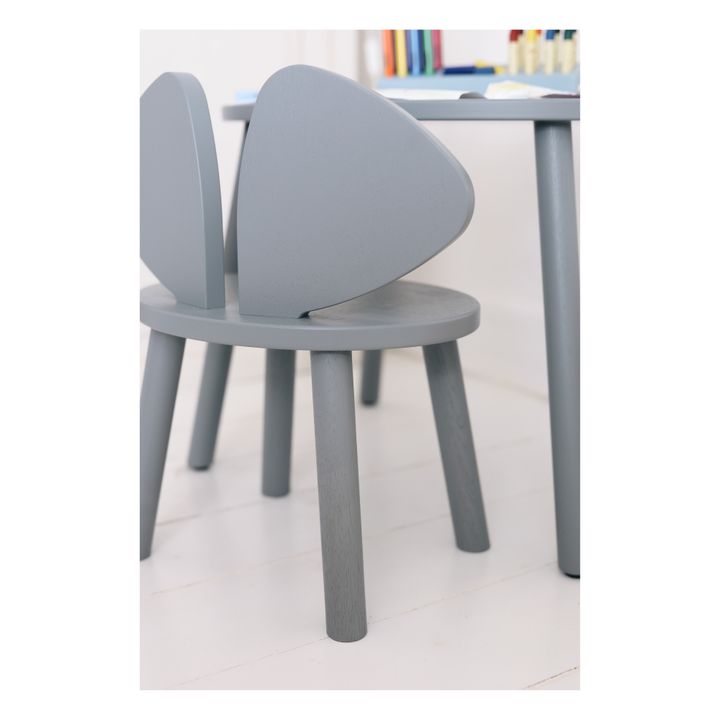 Mouse stool in oak Grey- Product image n°6