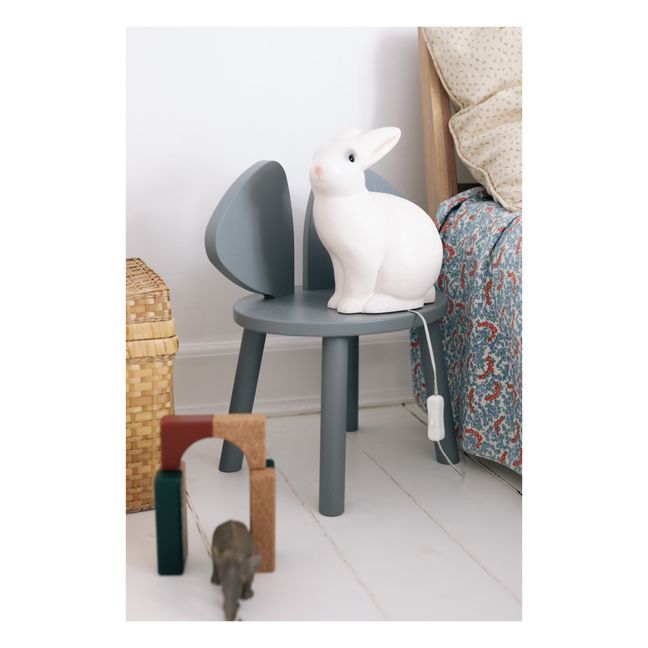 Mouse stool in oak Grey