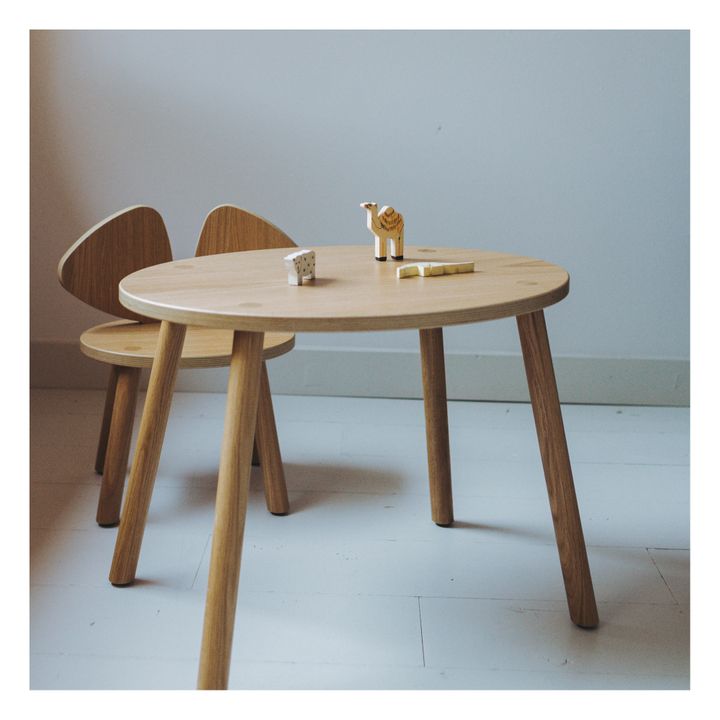 Mouse stool in oak Oak- Product image n°5