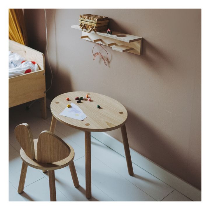Mouse stool in oak Oak- Product image n°1