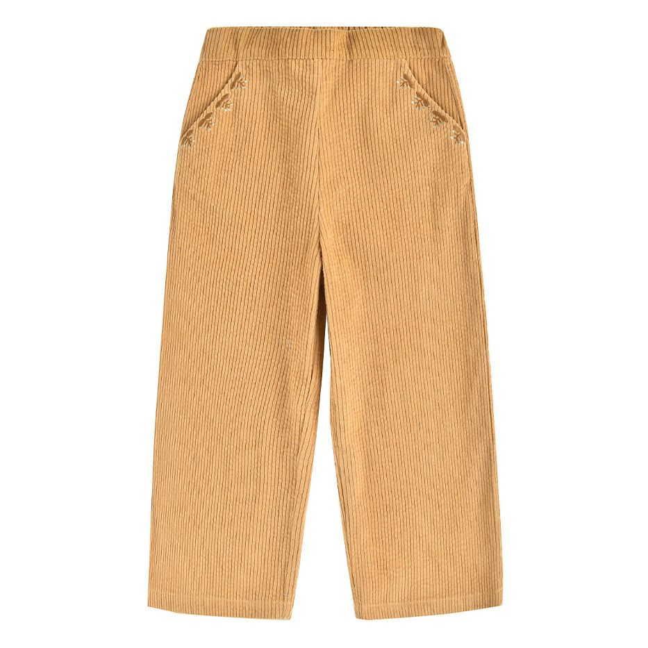 Louise Misha - Pantalon Velours Côtelé Flor - Fille - Camel