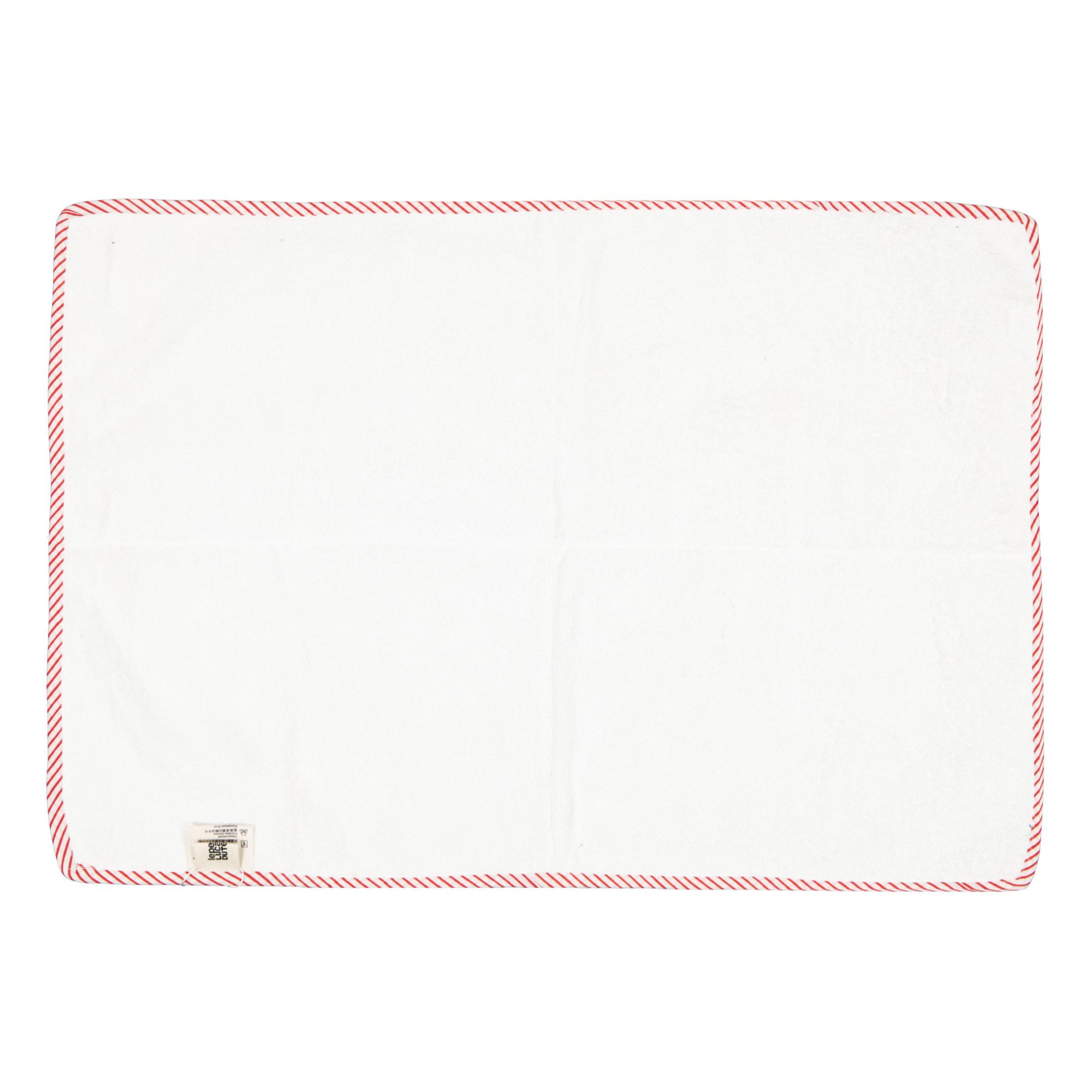Poppy Cotton Travel Changing Mat White- Product image n°2
