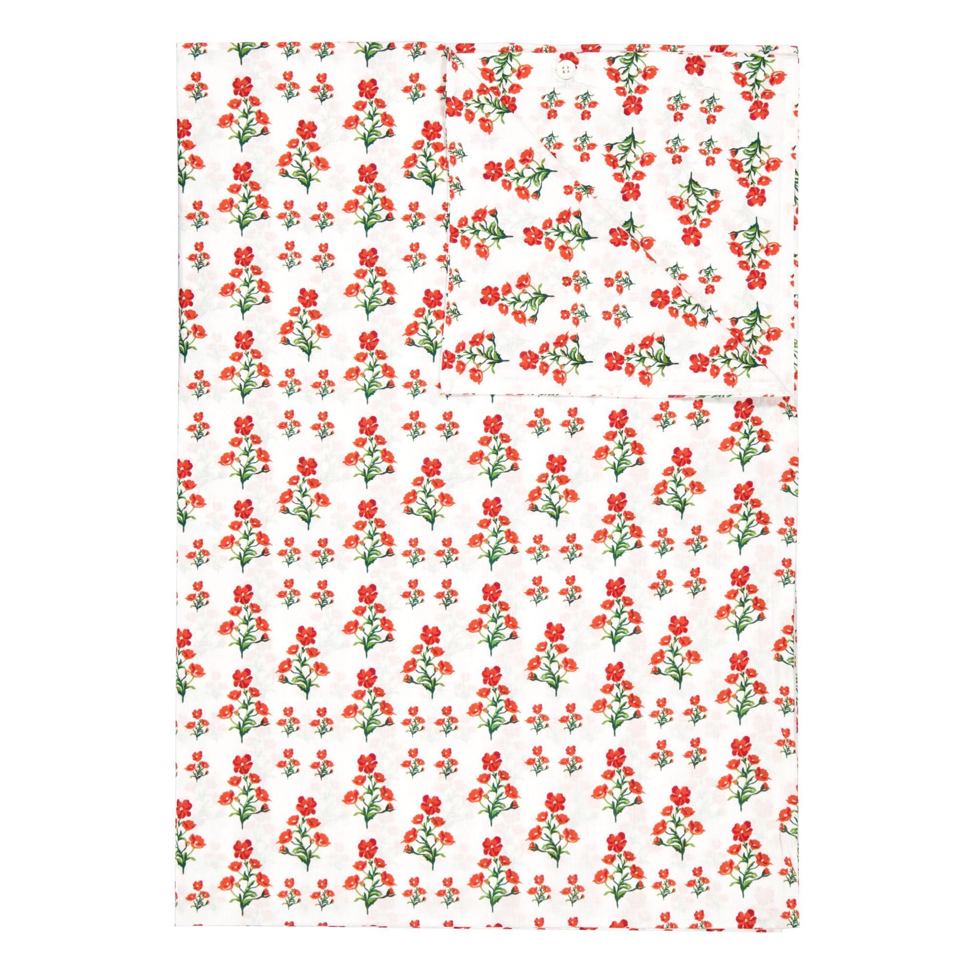 Le Petit Lucas du Tertre - Parure de lit Poppy en coton - Blanc