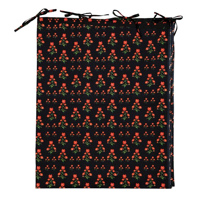 Vorhang Poppy aus Baumwolle 115x280 cm Schwarz