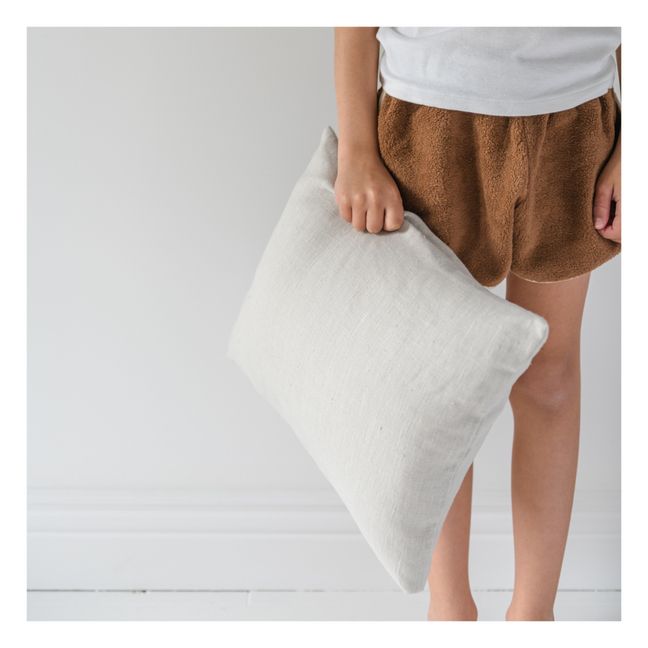 Coussin Gaston en lin lavé | Gris