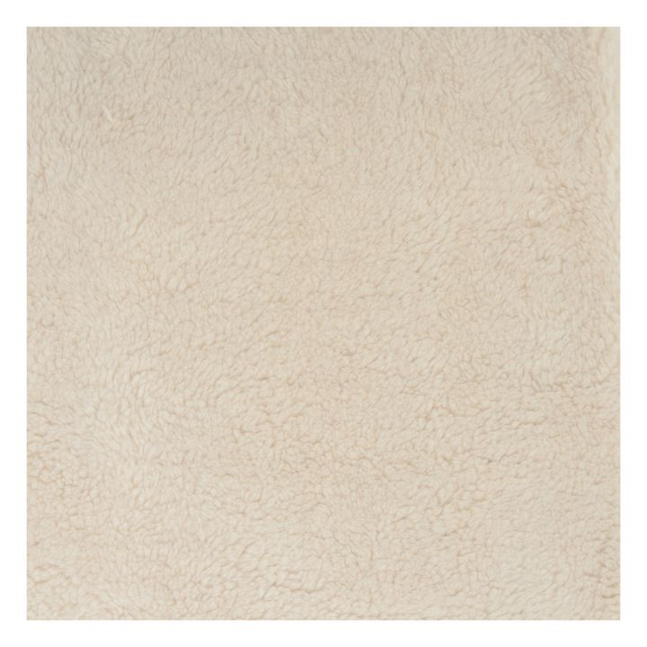 Cuscino, modello: Gaston, in pelliccia di cotone bio Bianco- Immagine del prodotto n°7