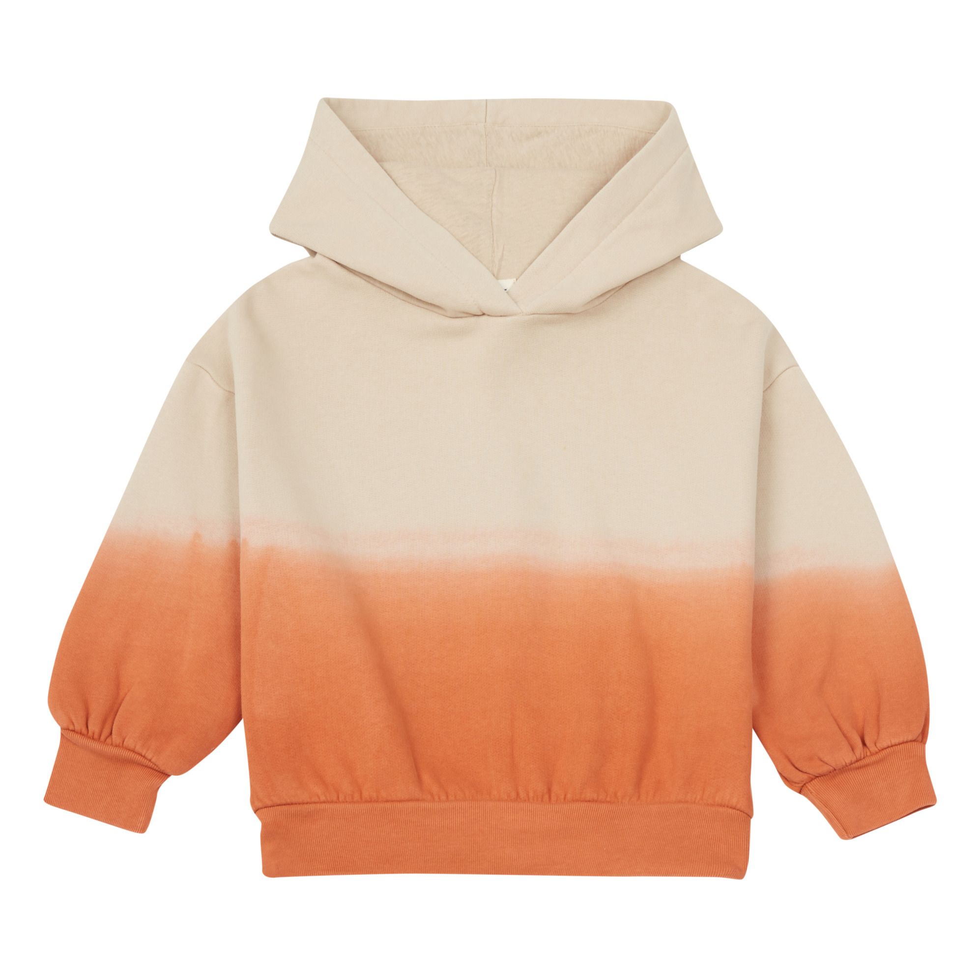 Longlivethequeen - Hoodie Tie and Dye Coton Bio - Fille - Orange