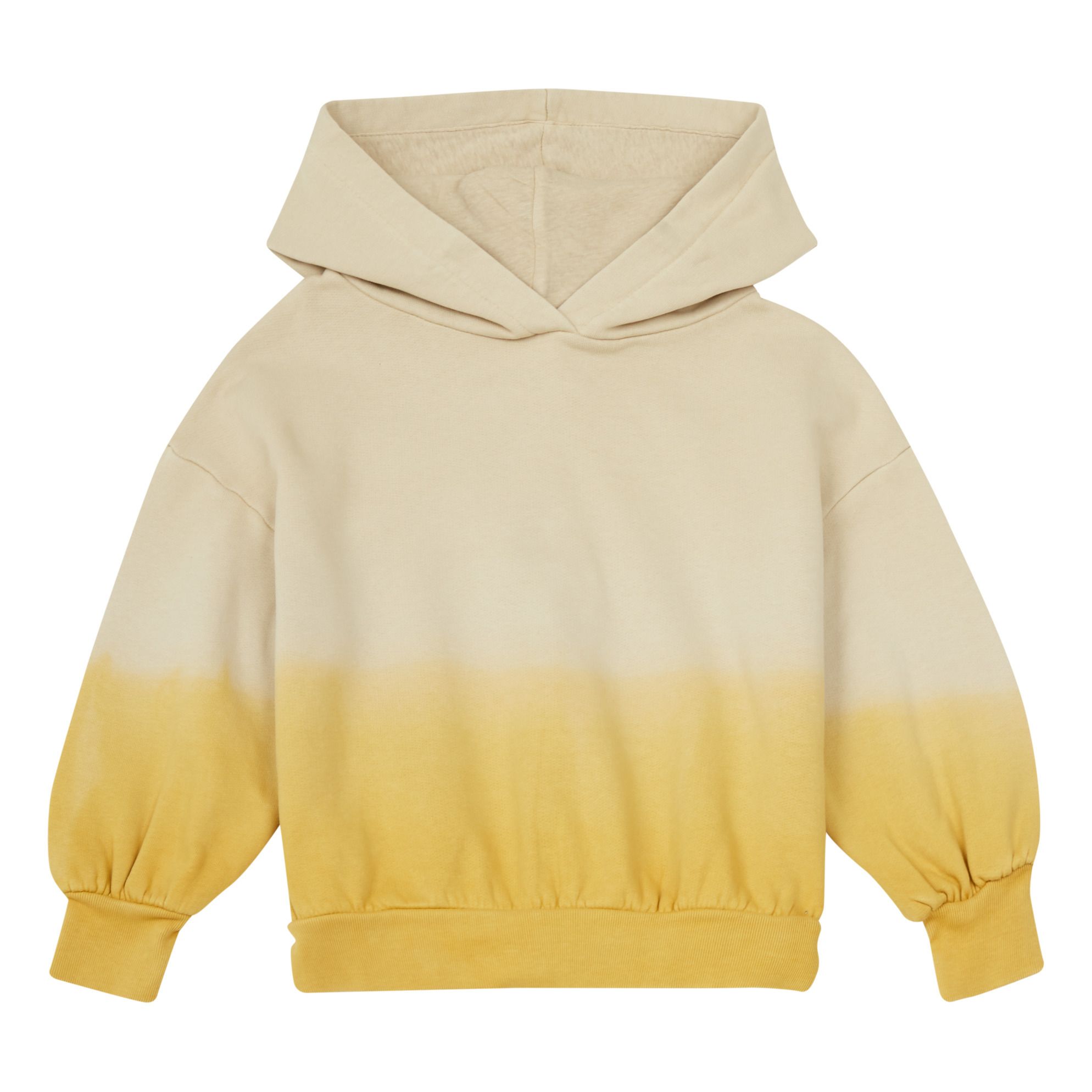 Longlivethequeen - Hoodie Tie and Dye Coton Bio - Fille - Jaune
