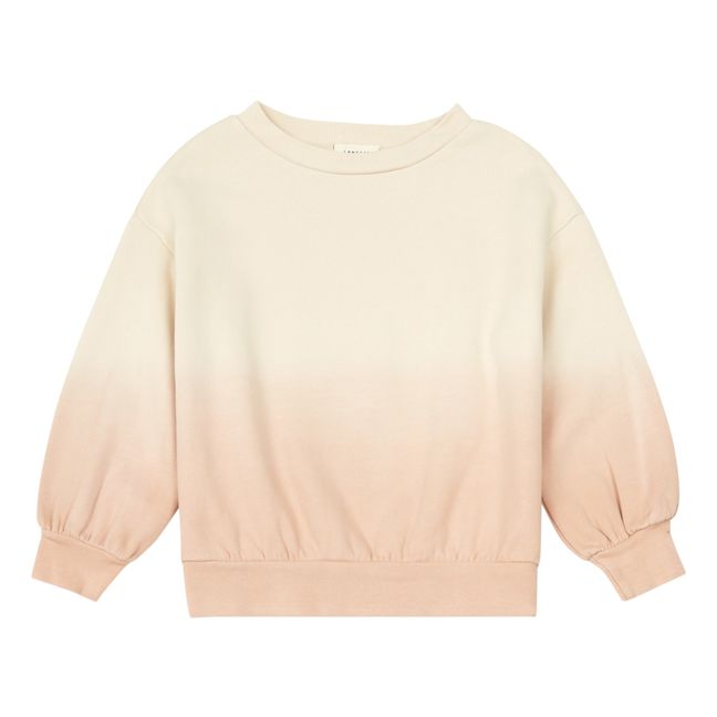 Organic Cotton Tie-Dye Sweatshirt Pale pink